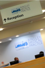 Bingley Medical Practice - welcome to reception
